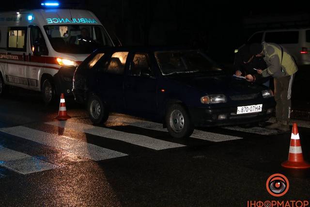 В Днепре на проспекте Гагарина женщина попала под колеса Skoda